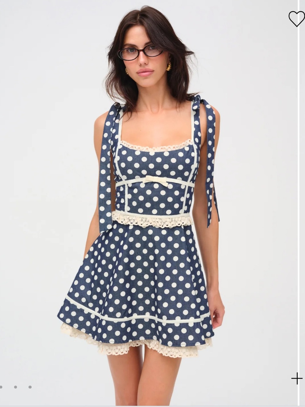 For Love & Lemons Dolly Dot Mini Dress